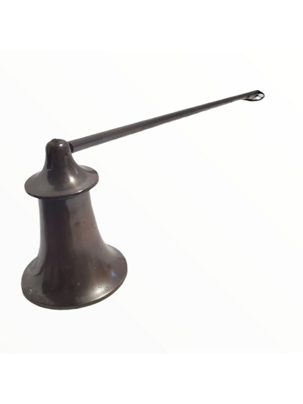 Vintage antique finish dark Metal candle snuffer Long handle - Picture 2 of 7